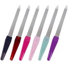 6 Pieces Stainless Steel Nail Files for Fingernails – Sharp Tip Manicure Kit Set