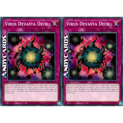 VIRUS DEVASTA DECK 2x   (Deck Devastation Virus)   Common   OP26 IT027   Unl