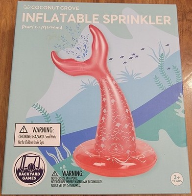 Coconut Grove Inflatable Sprinkler Pearl the Mermaid