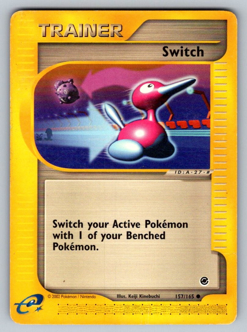 SWITCH 157/165 C EXPEDITION BASE SET POKEMON DAMAGED SWITCH