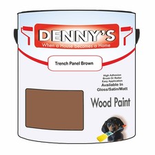 Dennys Wood Fence Paint - Trench Panel Brown