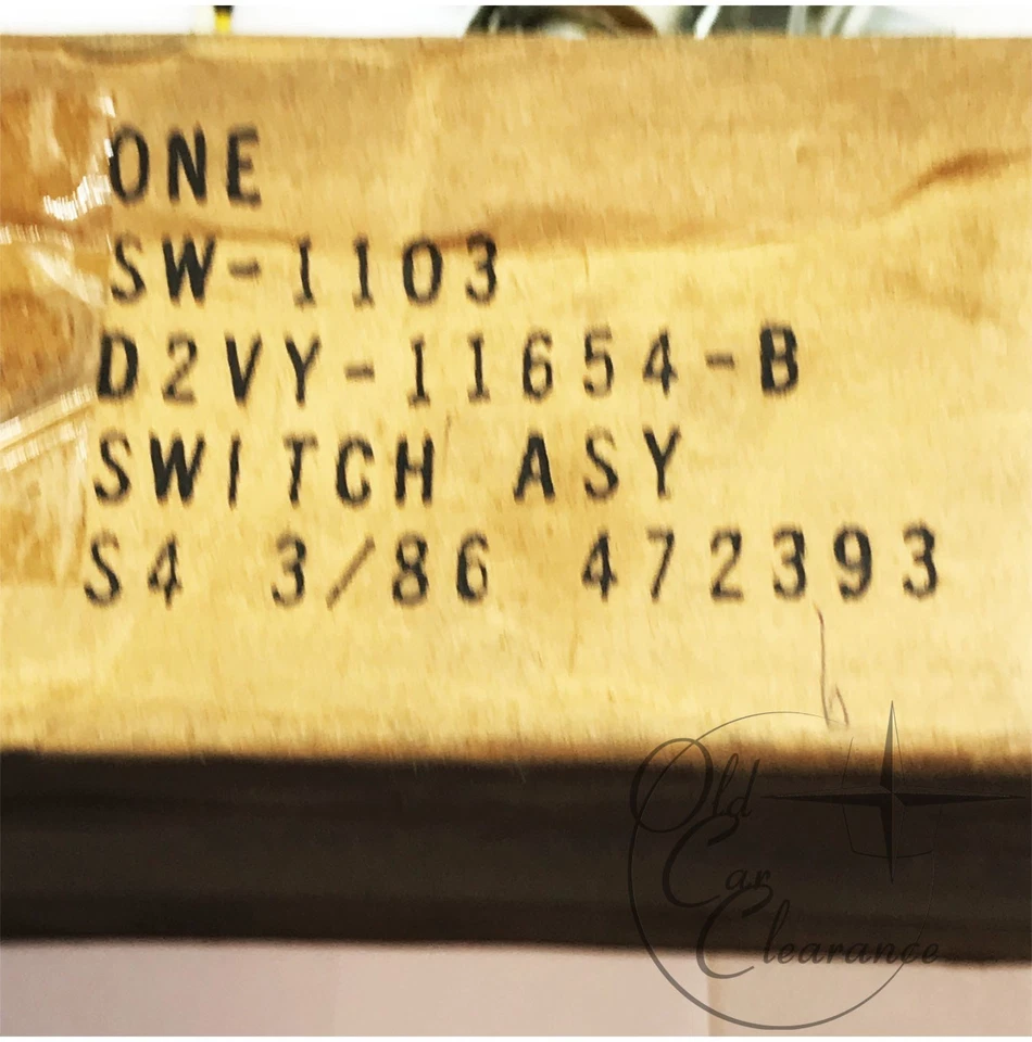 Interruptor de faros con atenuación automática Lincoln Continental 1972-1973 (D2VY11654B, SW1103) NOS Foto 2 de 4