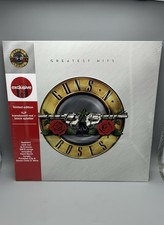 Guns 'N Roses Greatest Hits Red  Black Splatter Vinyl LP Target Slash Rose NEW