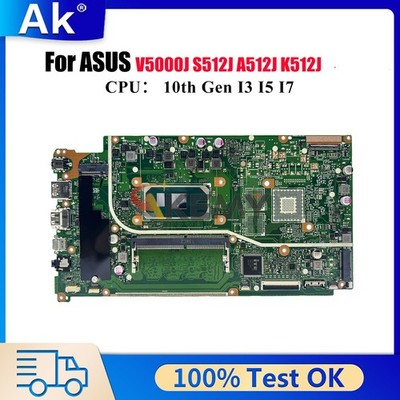 X512JAU Motherboard For ASUS X512JF X512JP X512JAU A512J 30pin Mainboard W/CPU