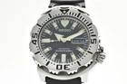 Vintage SEIKO 7S26-0350 Black Monster Diver Automatic Men's Watch 42mm FromJapan