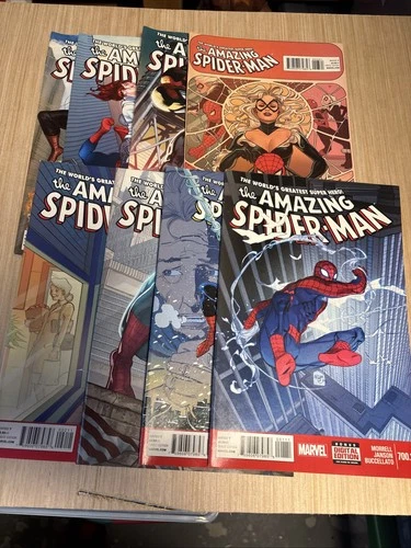 The AMAZING SPIDER-MAN #700.1 - 700.5 VF+ Marvel Comic Lot