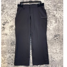 Duluth Trading Co Dry On The Fly Pants Womens Size 12 Black Nylon Hiking NWOT