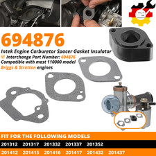 694876 Engine Carburetor Spacer Gasket Insulator Fits for Most Briggs & Stratton