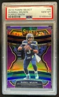 2019 Select Russell Wilson Purple Prizm Concourse #4/75 Seahawks PSA 10