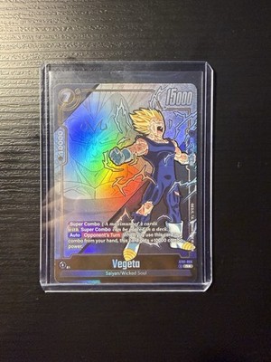 Super Dragon Ball Fusion World ST01-066 Vegeta Alt Art Story Booster English
