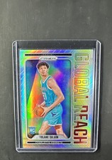24 Panini Silver Prizm Global Reach Tidjane Salaun #3 HORNETS RC