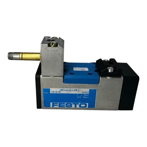 Festo Mfh-5/2-d-1-fr-c Solenoid Valve 5/2 Way 3 – 10bar Pneumatic Valve 151016 - Picture 2 of 12