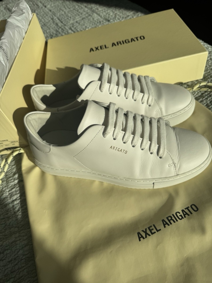 Axel Arigato Clean 90 White Leather Sneakers Women EU 39 US 8.5 Made In Portugal