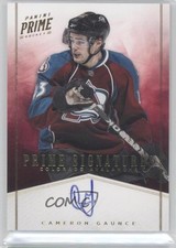 2011-12 Panini Prime Prime Signatures Gold 9/50 Cameron Gaunce #15 Auto 0b2