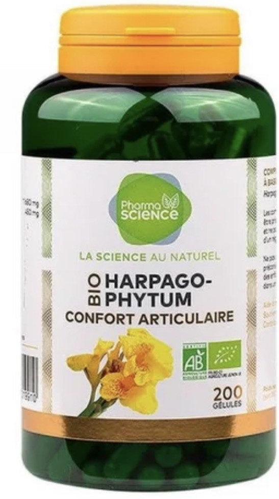 Harpagophytum bio Pharmascience pour rester actif au quotidien 200 gélules
