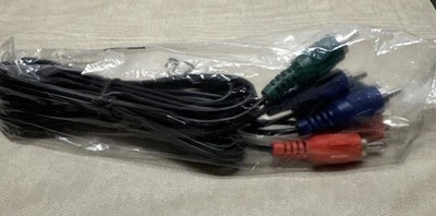Component Red, Blue & Green 3-RCA male to male Cable 4 ft (4)