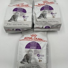 x3 Royal Canin Feline Health Nutrition Sensitive Digestion Dry Cat Food 3.5lb