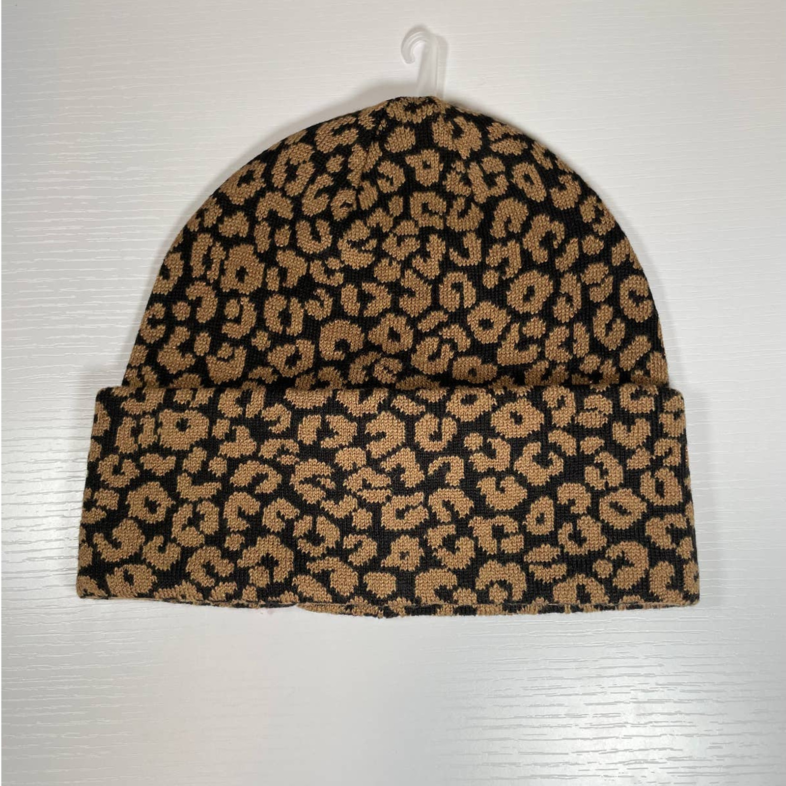 Kate Spade Leopard Print Beanie thumbnail 3