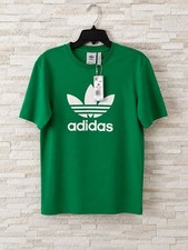 Brand New Adidas Originals Trefoil T-shirt In Green Size Medium. Men's