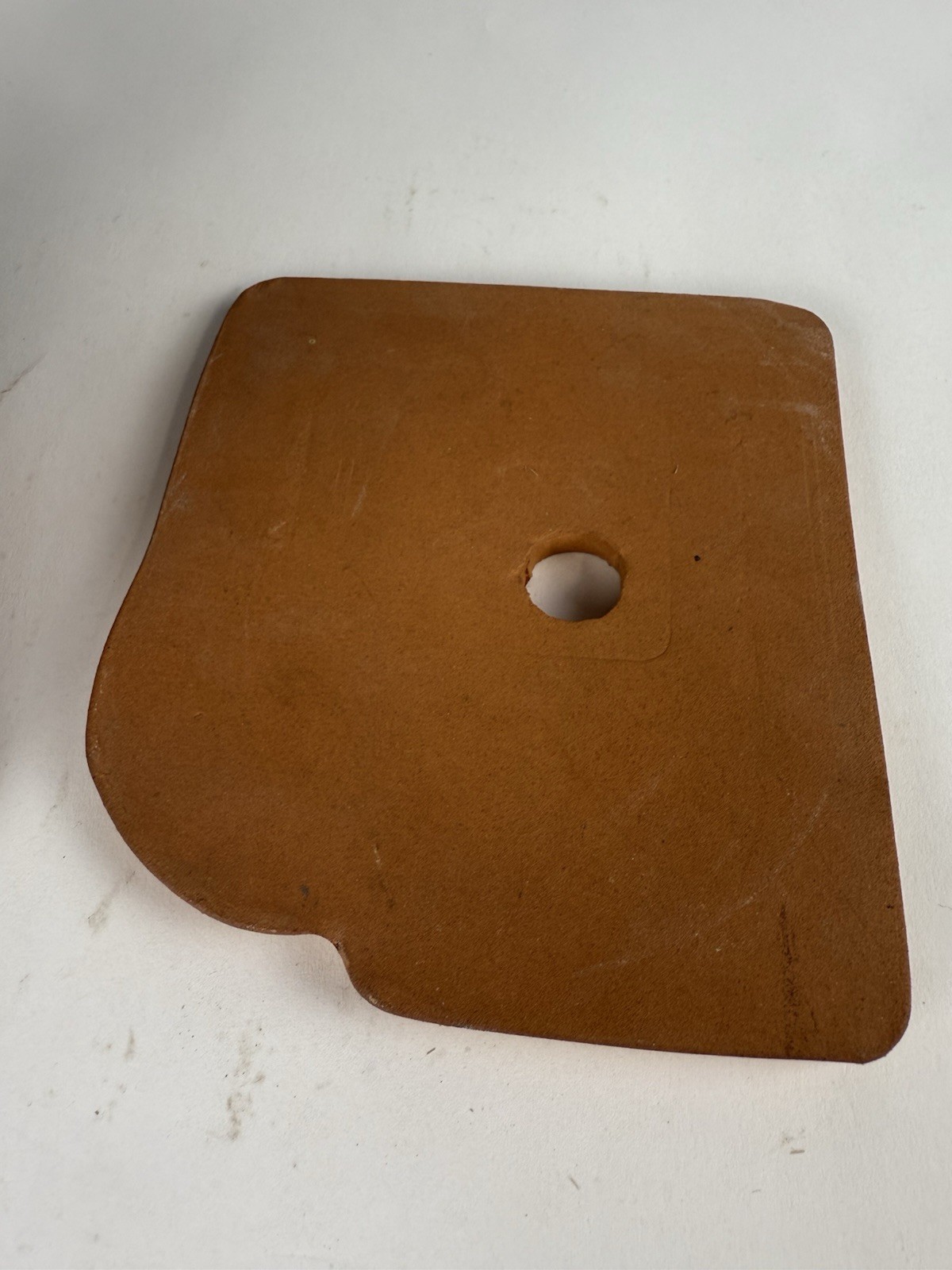 Handmade Clay Pottery 6” House For Tea Light Signed by Artist Candle Holder