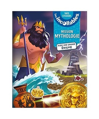 Les Incollables - Mission Mythologie - Mes énigmes en stickers: Avec une grande