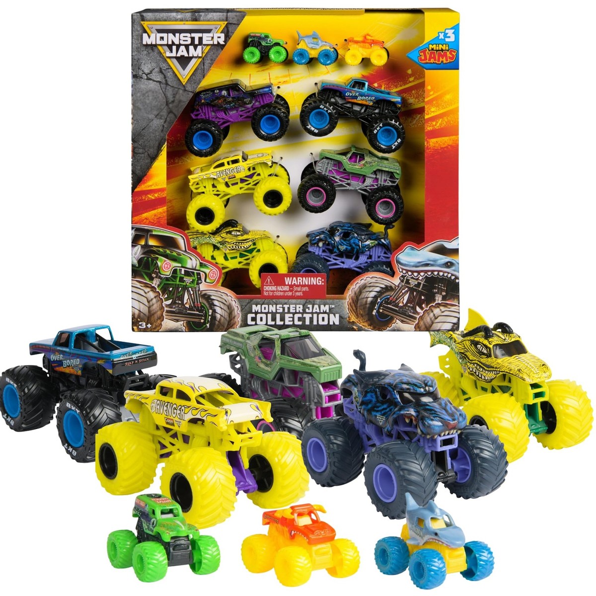 Spin Master Monster Jam Limited Edition 9-Pack Die-Cast Monster