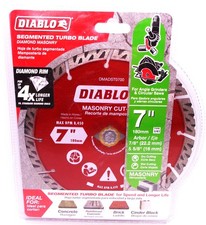  J Diablo - DMADST0700 7" Diamond Segmented Masonry Cut-Off Blade