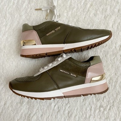 Michael Kors Women s Olive  Sneakers Size 6 (worn once)