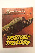 COMMANDO COMIC WAR STORIES IN PICTURES No.1254 TRAITOR'S TREASURE 1978 GN4879