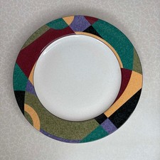 Studio Nova Impulse Y2262 Dinner Plate12” Geometric Multicolor Thailand
