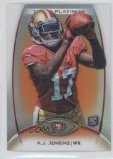 2012 Topps Platinum Rookie Retail Orange Refractor AJ Jenkins #111 0w8