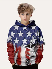 American Flag Design 3D All Over Print Hoodie