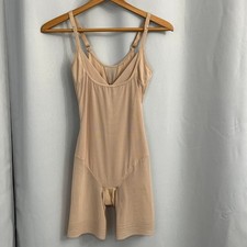 Miraclesuit One Piece Body Shaper Open Bust Bodysuit Beige Size LGE Style 2781