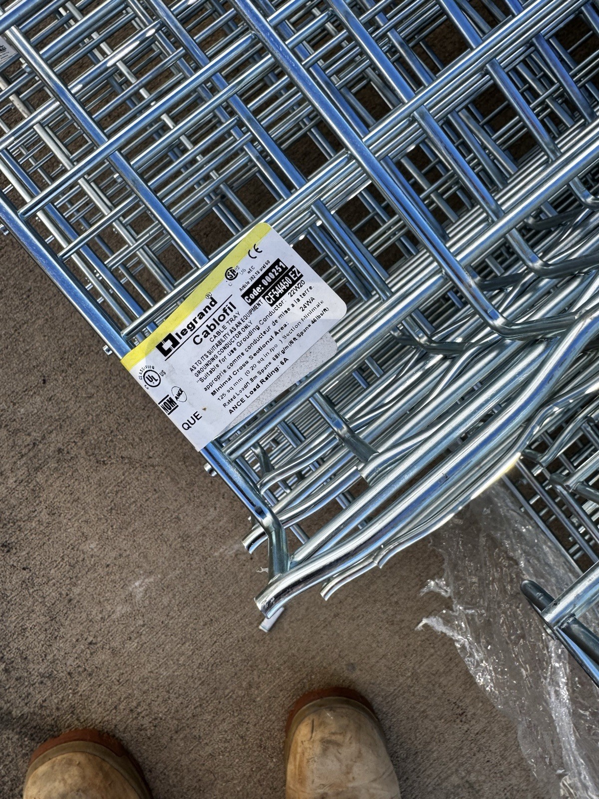 Cablofil Legrand Aluminum Cable Tray
