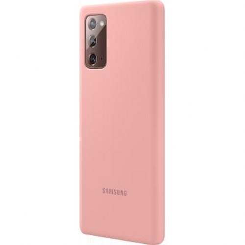 Coque pour Galaxy Note 20 rose antichoc avec bords surélevés écran