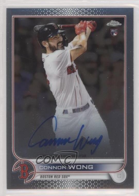 2022 Topps Chrome Rookie Auto Connor Wong #RA-CW Auto 0hw6