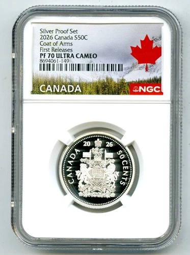 2026 Canada 50 Cents — photo from another recent sale