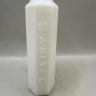 Vintage Sanitol For Teeth Milk Glass Jar Bottle  Apothecary