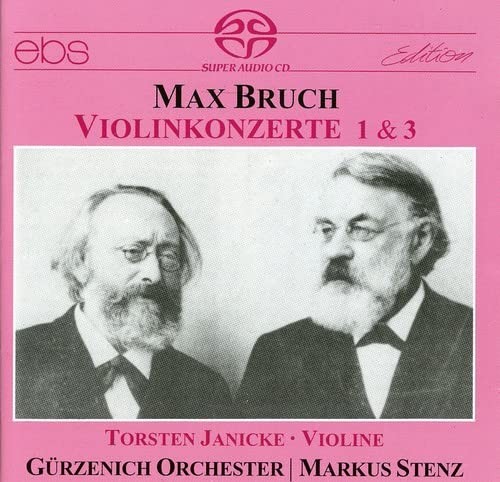 Janicke/Stenz/Gürzenich Orchester Max Bruch: Violin Concertos Nos. 1 & 3 (CD)