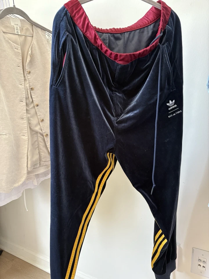Adidas x кровать JW Ford костюм брюки - полуночный синий - размер L - Изображение 2 из 3