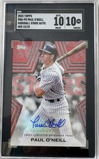 Topps 2023 Series 1 Paul O'Neill Baseball Stars Auto Red /25 SGC 10/10