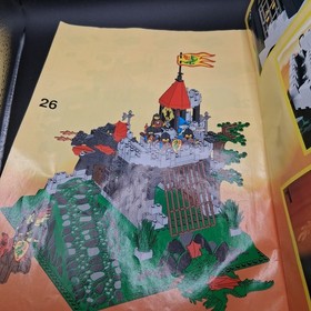Vintage Lego 6082 Fire Breathing Fortress Instruction Manual