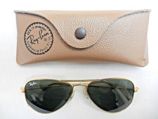 Vintage Ray-Ban Bausch Lomb RB3044 L0207 Sunglasses - Gold/Gray