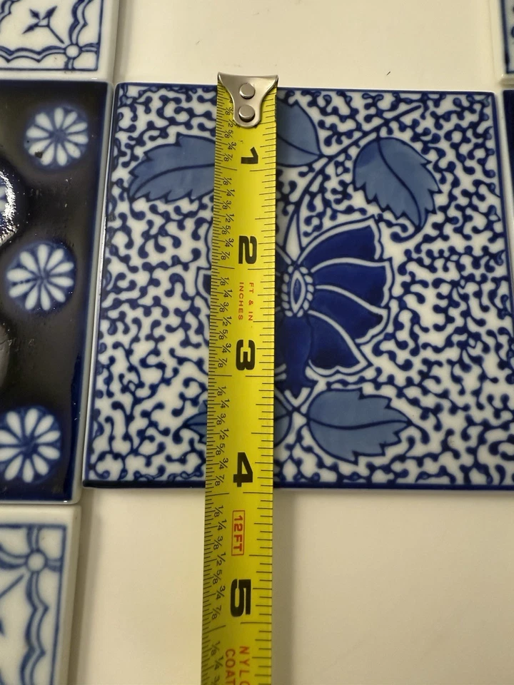 Pier 1 Chinoiserie Blue and White Coasters - Set Of 7 — 第 4/4 张图片