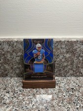 2025 Select- Draft Selections Memorabilia Omarion Hampton Blue Prizm (MEM, RC)