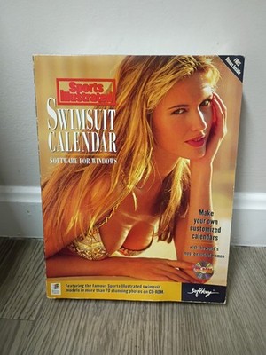 VTG 1994 Softkey Sports Illustrated Swimsuit Calendar Software Big Box PC New