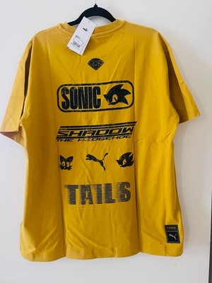 Puma x Sonic the Hedgehog Shirt Gelb L Neu
