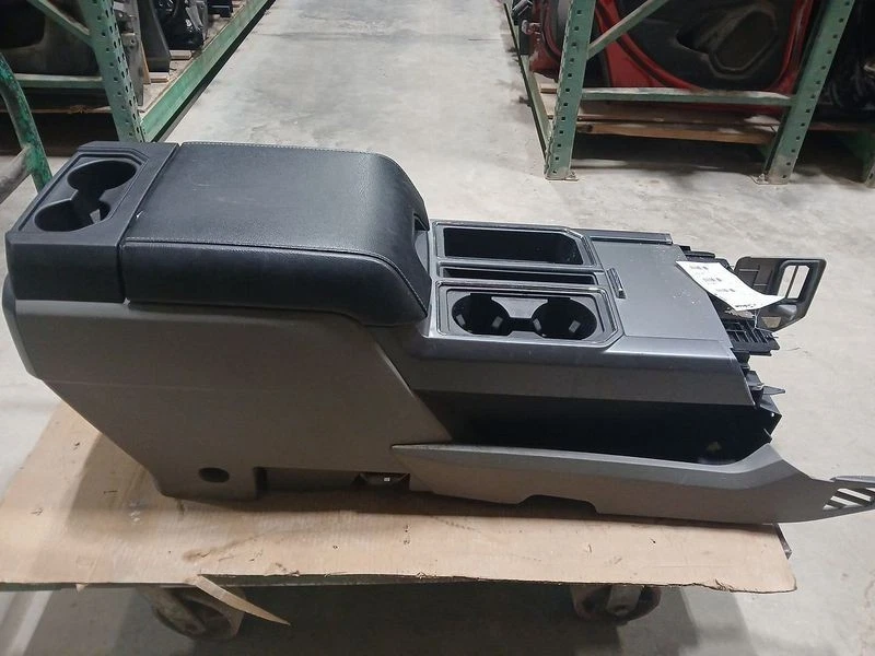 2017-2020 Ford F150 Floor Center Console Assembly Black Grey Without Trims OEM - Image 2 of 4