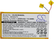 Replacement Battery for RCA Tablet 10", RCT6203W46, RCT6203W46 10"