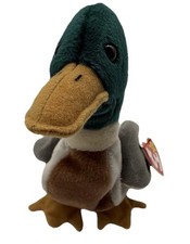 Ty beanie Jake the Mallard Drake Duck Rare Edition Red Tag 402 With Tag Errors